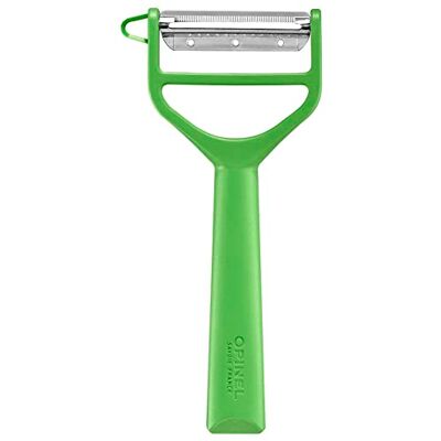 OPINEL Dunschiller T-Duo polymeer Roestvrijstalen messen Comfortabele grip 1 microgetande mesje voor schillen + 1 mes voor het bereiden van Juliennes OPINEL Dunschiller T-Duo polymeer Roestvrijstalen messen Comfortabele grip 1 microgetande mesje voor schillen + 1 mes voor het bereiden van Juliennes