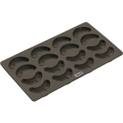 Lurch 65015 Flexiform bakvorm voor croissants, vanille, siliconen, bruin, 20 x 15 x 10 cm Lurch 65015 Flexiform bakvorm voor croissants, vanille, siliconen, bruin, 20 x 15 x 10 cm