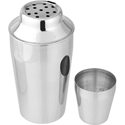 Fackelmann 49500 cocktailshaker roestvrij staal zilver 19 x 7 x 7 cm 400 ml Fackelmann 49500 cocktailshaker roestvrij staal zilver 19 x 7 x 7 cm 400 ml
