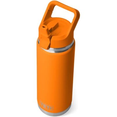 YETI Rambler C Straw Bottle, roestvrijstalen vacuüm geïsoleerde fles met lekvrije rietje, King Crab, 769 ml YETI Rambler C Straw Bottle, roestvrijstalen vacuüm geïsoleerde fles met lekvrije rietje, King Crab, 769 ml