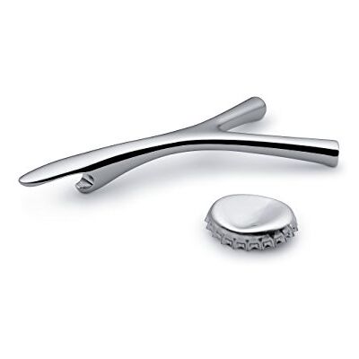 Alessi Virgula FGO06 Décapsuleur Divina Acier Inoxydable 18/10 Poli Miroir Argenté 10,6 x 5,6 x 1,4 cm Alessi Virgula FGO06 Décapsuleur Divina Acier Inoxydable 18/10 Poli Miroir Argenté 10,6 x 5,6 x 1,4 cm