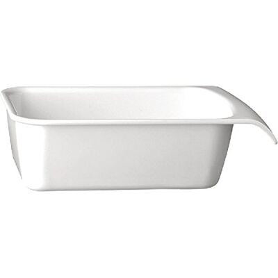 APS GH402 1/4Gn slakom, watervalschaal, wit APS GH402 1/4Gn slakom, watervalschaal, wit