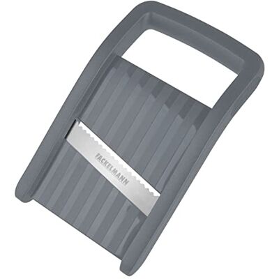 Fackelmann Compacte schaaf met roestvrijstalen lemmet, ergonomische handgreep rasp (zwart/zilver) Hoeveelheid: 1 stuk Fackelmann Compacte schaaf met roestvrijstalen lemmet, ergonomische handgreep rasp (zwart/zilver) Hoeveelheid: 1 stuk