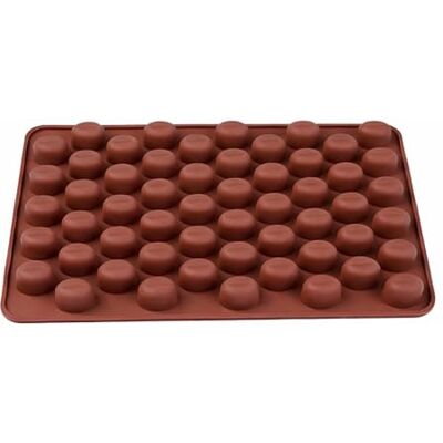 Selecto Bake Chocoladevorm van siliconen, koffiebonen 55 koffiebonen, espresso, cappuccino, latte macchiato, voor chocolade, praline, cake Selecto Bake Chocoladevorm van siliconen, koffiebonen 55 koffiebonen, espresso, cappuccino, latte macchiato, voor chocolade, praline, cake