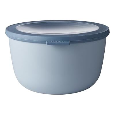Mepal Cirqula, multifunctionele kom, lichtblauw (Nordic Blue), inhoud 2000 ml, afneembaar deksel, onbreekbaar, waterdicht, geschikt voor diepvriezer en koud bewaren, afwasmachinebestendig Mepal Cirqula, multifunctionele kom, lichtblauw (Nordic Blue), inhoud 2000 ml, afneembaar deksel, onbreekbaar, waterdicht, geschikt voor diepvriezer en koud bewaren, afwasmachinebestendig