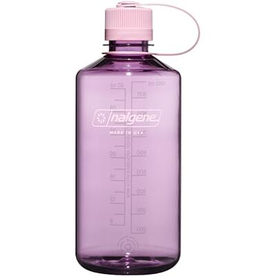 Nalgene Sustain Tritan Waterfles, BPA-vrij, gemaakt van materialen van 50% plastic afval, 946 ml, smalle opening, kersenbloesem Nalgene Sustain Tritan Waterfles, BPA-vrij, gemaakt van materialen van 50% plastic afval, 946 ml, smalle opening, kersenbloesem
