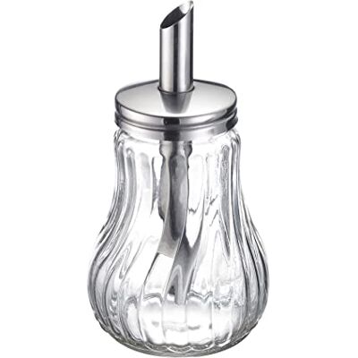 Westmark Suiker, inhoud ca. 250 ml, glas/roestvrij staal, Berlijn, 65342260 Westmark Suiker, inhoud ca. 250 ml, glas/roestvrij staal, Berlijn, 65342260