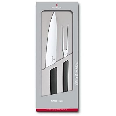 Victorinox Swiss Modern Set 2-delig zwart Victorinox Swiss Modern Set 2-delig zwart