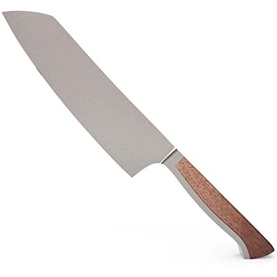 Güde Solingen Santoku CAMINADA walnootmes, handgemaakt in Duitsland, 18 cm, bruin Güde Solingen Santoku CAMINADA walnootmes, handgemaakt in Duitsland, 18 cm, bruin