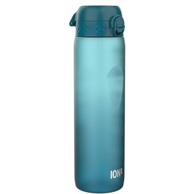Ion8 Drinkfles van 1 liter met tijdmarkering om te drinken, lekvrij, gemakkelijk te openen, veilige vergrendeling, vaatwasmachinebestendig, BPA-vrij, ideaal voor sportschool, gezondheid en fitness, blauwgroen en blauw Ion8 Drinkfles van 1 liter met tijdmarkering om te drinken, lekvrij, gemakkelijk te openen, veilige vergrendeling, vaatwasmachinebestendig, BPA-vrij, ideaal voor sportschool, gezondheid en fitness, blauwgroen en blauw