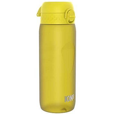 Ion8 Drinkfles, 750 ml, lekvrij, sport, gemakkelijk te openen, veilige vergrendeling, vaatwasserbestendig, draaggreep, klapdeksel, BPA-vrij, profielhandvat, geel Ion8 Drinkfles, 750 ml, lekvrij, sport, gemakkelijk te openen, veilige vergrendeling, vaatwasserbestendig, draaggreep, klapdeksel, BPA-vrij, profielhandvat, geel