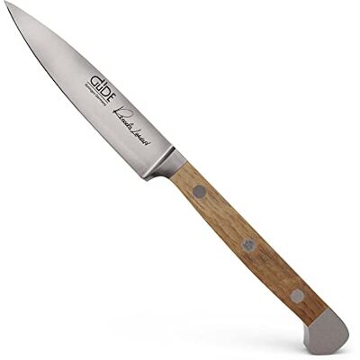 Güde Solingen Smeedmes 8 cm, barrel eikenhout, ALPHA BARIL eiken, kantoormes dubbelmitre handgemaakt in Duitsland Güde Solingen Smeedmes 8 cm, barrel eikenhout, ALPHA BARIL eiken, kantoormes dubbelmitre handgemaakt in Duitsland