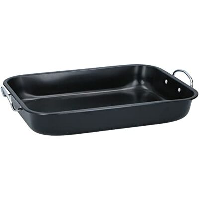 alpina Ovenschaal, rechthoekig, metaal, 39 x 29 x 6 cm, zwart alpina Ovenschaal, rechthoekig, metaal, 39 x 29 x 6 cm, zwart