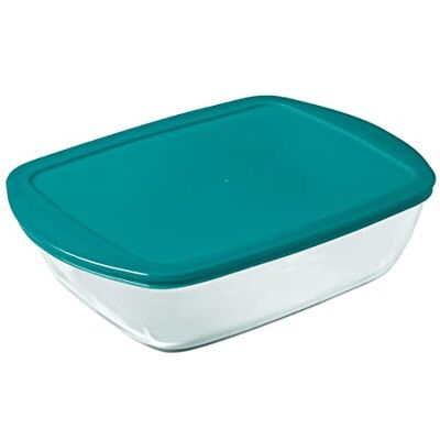 Pyrex Rechthoekige voorraaddoos (glas) 0,35 l Pyrex Rechthoekige voorraaddoos (glas) 0,35 l