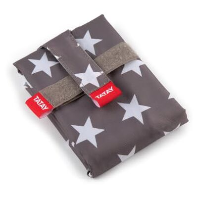 TATAY Herbruikbare sandwichtas, BPA-vrij, 72,5 x 0,3 x 44 cm Herbruikbare sandwichtas, verstelbare lunchtas, BPA-vrij, 72,5 x 0,3 x 44 cm, dagelijks gebruik, grijze sterren TATAY Herbruikbare sandwichtas, BPA-vrij, 72,5 x 0,3 x 44 cm Herbruikbare sandwichtas, verstelbare lunchtas, BPA-vrij, 72,5 x 0,3 x 44 cm, dagelijks gebruik, grijze sterren