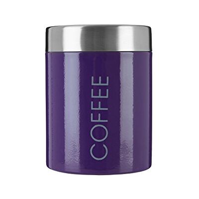 Premier Housewares 508497 koffieblik, 13 x 10 x 10 cm, violet Premier Housewares 508497 koffieblik, 13 x 10 x 10 cm, violet