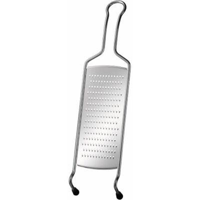 RÖSLE Fijne rasp, hoogwaardige rasp voor Parmezaanse kaas, specerijen, citroen, chocolade of gember, met draadgreep en siliconen bodem, 18/10 roestvrij staal Râpe de qualité supérieure pour parmesan, épices, citron, chocolat ou gingembre, avec poignée m RÖSLE Fijne rasp, hoogwaardige rasp voor Parmezaanse kaas, specerijen, citroen, chocolade of gember, met draadgreep en siliconen bodem, 18/10 roestvrij staal Râpe de qualité supérieure pour parmesan, épices, citron, chocolat ou gingembre, avec poignée m