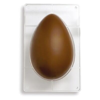 Decora , 0050058 eiervorm van polycarbonaat, 1 holte, 163 x 230 mm, ideaal voor het bereiden van glanzende en knapperige chocolade, professioneel design, gemaakt in Italië. Decora , 0050058 eiervorm van polycarbonaat, 1 holte, 163 x 230 mm, ideaal voor het bereiden van glanzende en knapperige chocolade, professioneel design, gemaakt in Italië.