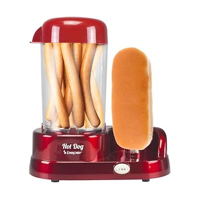 BEPER P101CUD501 Máquina de Perritos Calientes Hotdog-machine, ABS, rood BEPER P101CUD501 Máquina de Perritos Calientes Hotdog-machine, ABS, rood