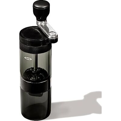 OXO 11303600 Handkoffiemolen van roestvrij staal en kunststof, zwart OXO 11303600 Handkoffiemolen van roestvrij staal en kunststof, zwart