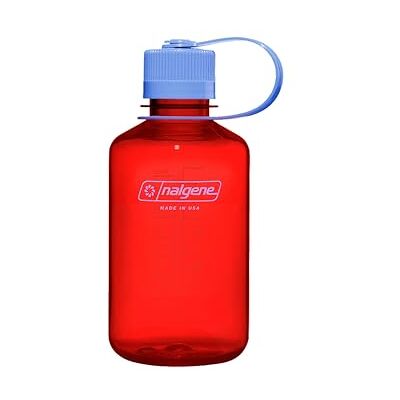 Nalgene Waterfles, lichte waterfles van Tritan, BPA-vrij, onbreekbaar, voor wandelen, sportschool, 473,6 g, smalle opening, marmelade oranje Nalgene Waterfles, lichte waterfles van Tritan, BPA-vrij, onbreekbaar, voor wandelen, sportschool, 473,6 g, smalle opening, marmelade oranje