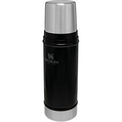 Stanley Classic Legendary Bottle 0.47L / 16OZ Matte Black – Thermosfles houdt 15 uur warm of koud Vaatwasserbestendig Roestvrijstalen Thermoskan Lekvrij BPA-vrij Maintient la Température 15h (Chaud/Froid) Bouteille Isotherme 500ml Sans BPA Gourde Isothe Stanley Classic Legendary Bottle 0.47L / 16OZ Matte Black – Thermosfles houdt 15 uur warm of koud Vaatwasserbestendig Roestvrijstalen Thermoskan Lekvrij BPA-vrij Maintient la Température 15h (Chaud/Froid) Bouteille Isotherme 500ml Sans BPA Gourde Isothe