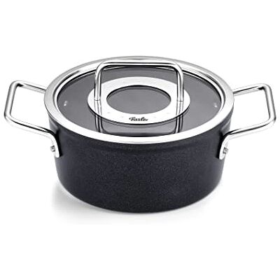 Fissler Adamant Aluminium braadpan (diameter 18 cm, 2 l) met glazen coating, anti-aanbaklaag, inductie Fissler Adamant Aluminium braadpan (diameter 18 cm, 2 l) met glazen coating, anti-aanbaklaag, inductie