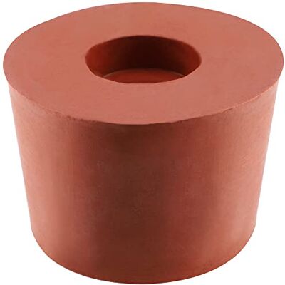 KADAX Rubberen stop met gat voor fermentatiebuizen, rubberen stop voor fermentatieballonnen, flessendoppen, rubberen stoppen (4,9 cm) KADAX Rubberen stop met gat voor fermentatiebuizen, rubberen stop voor fermentatieballonnen, flessendoppen, rubberen stoppen (4,9 cm)