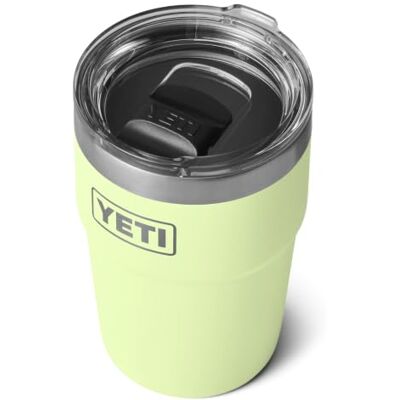YETI Rambler beker, vacuüm geïsoleerde roestvrijstalen stapelbare beker met Magslider deksel, Grasshopper, 16 oz (473 ml) YETI Rambler beker, vacuüm geïsoleerde roestvrijstalen stapelbare beker met Magslider deksel, Grasshopper, 16 oz (473 ml)