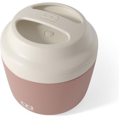 monbento Bento lunchbox geïsoleerd element roze mokka – lunchbox houdt warm/koud tot 10 uur – ideaal voor werk, universiteit, picknick – 550 ml – BPA-vrij monbento Bento lunchbox geïsoleerd element roze mokka – lunchbox houdt warm/koud tot 10 uur – ideaal voor werk, universiteit, picknick – 550 ml – BPA-vrij