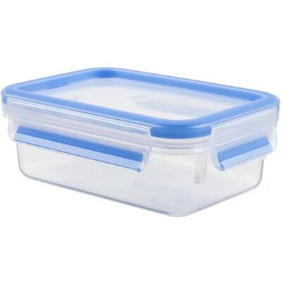Tefal K3021812 Masterseal Fresh Rechthoekige kunststof bewaardoos 0,8 l blauw Tefal K3021812 Masterseal Fresh Rechthoekige kunststof bewaardoos 0,8 l blauw