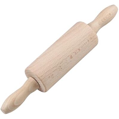 Zenker Mini-deegroller van hoogwaardig beukenhout, 230 x 45 x 45 mm, perfect voor bakliefhebbers Zenker Mini-deegroller van hoogwaardig beukenhout, 230 x 45 x 45 mm, perfect voor bakliefhebbers