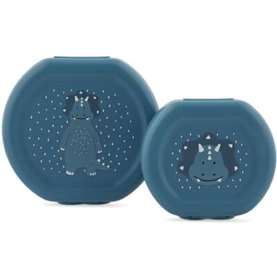 Trixie Mr. Triceratops snackbox met clip, 2 stuks Trixie Mr. Triceratops snackbox met clip, 2 stuks