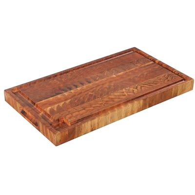 Zassenhaus Acacia-snijplank, plank met sapgroef, keukenplank van hardhout, voor vlees, duurzame bronnen Zassenhaus Acacia-snijplank, plank met sapgroef, keukenplank van hardhout, voor vlees, duurzame bronnen