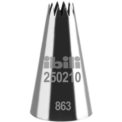 IBILI 250210 spuitmonden stervorm, meerkleurig, 10 mm IBILI 250210 spuitmonden stervorm, meerkleurig, 10 mm