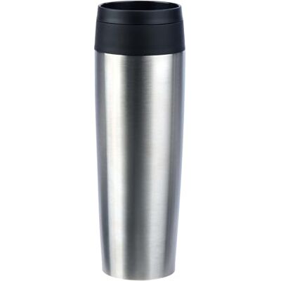 Emsa N20219 Travel Classic thermosbeker 0,5 l comfortabele schroefsluiting roestvrij staal 6 uur warm en koud 12 uur 100% lekvrij vaatwasmachinebestendig 360° opening staal Emsa N20219 Travel Classic thermosbeker 0,5 l comfortabele schroefsluiting roestvrij staal 6 uur warm en koud 12 uur 100% lekvrij vaatwasmachinebestendig 360° opening staal