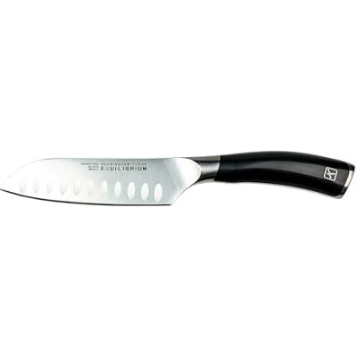 Rio Santoku-mes Equilibrium Series, 12,5 cm, hoogwaardig Duits roestvrij staal Rio Santoku-mes Equilibrium Series, 12,5 cm, hoogwaardig Duits roestvrij staal