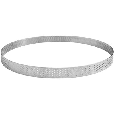 Gobel Professionele roestvrijstalen geperforeerde bakcirkel Ø 26 cm H 2 cm Gobel Professionele roestvrijstalen geperforeerde bakcirkel Ø 26 cm H 2 cm
