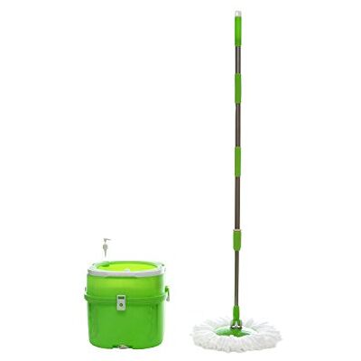 KASANOVA 1 dweil, 1 groene emmer, polyester kunststof KASANOVA 1 dweil, 1 groene emmer, polyester kunststof