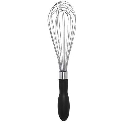 OXO Good Grips Garde 28 cm, keukengerei, roestvrijstalen garde Smalle vorm voor kloppen en mengen, roestvrijstalen draden, vaatwasser OXO Good Grips Garde 28 cm, keukengerei, roestvrijstalen garde Smalle vorm voor kloppen en mengen, roestvrijstalen draden, vaatwasser