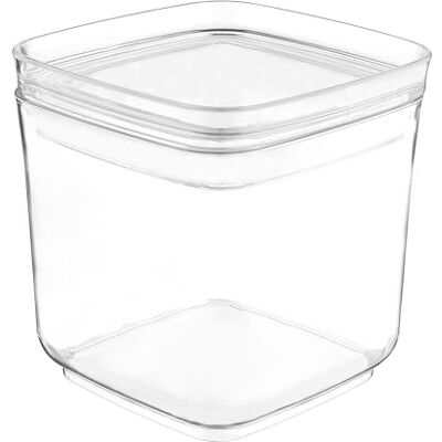 Florina Voorraaddoos voor levensmiddelen (750 ml), voorraaddoos voor levensmiddelen, van kunststof, met deksel, voor het bewaren van meel, suiker, pasta, rijst Florina Voorraaddoos voor levensmiddelen (750 ml), voorraaddoos voor levensmiddelen, van kunststof, met deksel, voor het bewaren van meel, suiker, pasta, rijst