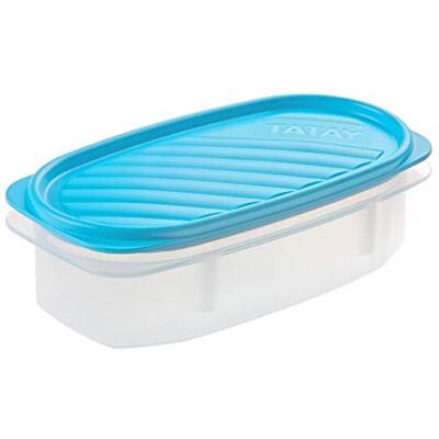 TATAY Voedselcontainer, kunststof, 0,5 l, Top Flex, 18,4 x 9,7 x 6,1 cm TATAY Voedselcontainer, kunststof, 0,5 l, Top Flex, 18,4 x 9,7 x 6,1 cm
