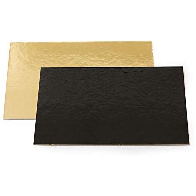 Decora 0932590 taartvorm, goud/zwart, 20 x 30 cm, Carta Decora 0932590 taartvorm, goud/zwart, 20 x 30 cm, Carta