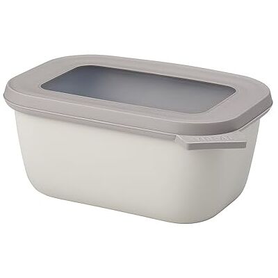 Mepal Cirqula, multifunctionele kom, Nordic wit, inhoud 750 ml, afneembaar deksel, onbreekbaar, waterdicht, vriesvak, koude opslag, vaatwasmachinebestendig Mepal Cirqula, multifunctionele kom, Nordic wit, inhoud 750 ml, afneembaar deksel, onbreekbaar, waterdicht, vriesvak, koude opslag, vaatwasmachinebestendig