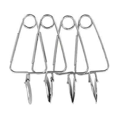 FMprofessional FM Professional 21881 slakkentangen, set van 4 slakkentangen, slakken, tang, keukengerei, bordeauxrode slak, roestvrij staal, zilverkleurig, 22,7 cm x 11,6 cm x 5 cm FMprofessional FM Professional 21881 slakkentangen, set van 4 slakkentangen, slakken, tang, keukengerei, bordeauxrode slak, roestvrij staal, zilverkleurig, 22,7 cm x 11,6 cm x 5 cm