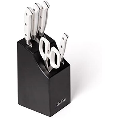 Arcos 234524 staal_inox keukenmessenset wit normaal Arcos 234524 staal_inox keukenmessenset wit normaal