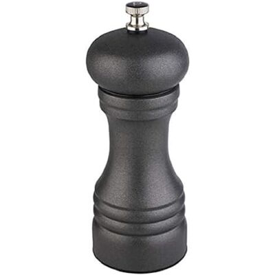 APS Gunmetal pepermolen, pepermolen, roestvrijstalen maalwerk, traploos instelbare maalgraad, 6 x 6 cm, hoogte 15,5 cm APS Gunmetal pepermolen, pepermolen, roestvrijstalen maalwerk, traploos instelbare maalgraad, 6 x 6 cm, hoogte 15,5 cm