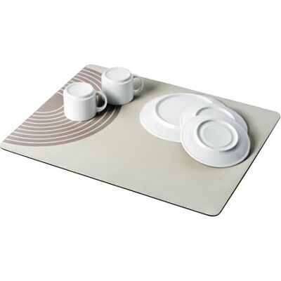 WENKO Afdruipmat Mod. Dima Absorberend Sneldrogend Keukenaccessoires, oprolbaar, Diatomeeënaarde, 50 x 40 cm, beige, rubber, polyester WENKO Afdruipmat Mod. Dima Absorberend Sneldrogend Keukenaccessoires, oprolbaar, Diatomeeënaarde, 50 x 40 cm, beige, rubber, polyester