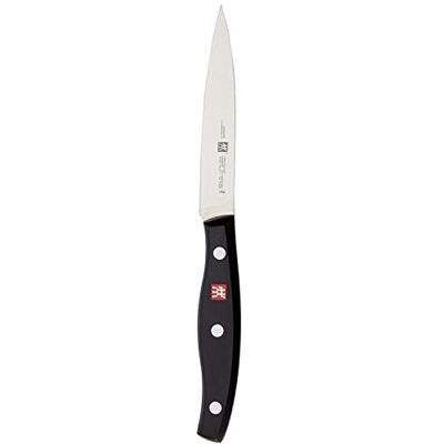 ZWILLING Bladmes, lemmet: 10 cm, roestvrij staal, zwart handvat, serie Twin Pollux ZWILLING Bladmes, lemmet: 10 cm, roestvrij staal, zwart handvat, serie Twin Pollux