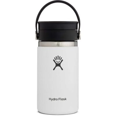 Hydro Flask Roestvrij Stalen Thermobeker van 354 ml Vacuümgeïsoleerde Reisbeker met Lekvrije Flex Sip Dop Koffie Beker voor Warme en Koude Dranken BPA-Vrij Brede Opening White Hydro Flask Roestvrij Stalen Thermobeker van 354 ml Vacuümgeïsoleerde Reisbeker met Lekvrije Flex Sip Dop Koffie Beker voor Warme en Koude Dranken BPA-Vrij Brede Opening White